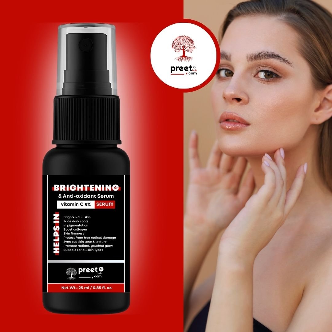 Vitamin C Serum for Dark Spots & Pigmentation Removal (18) Preethub Vitamin C Face Serum for Men & Women