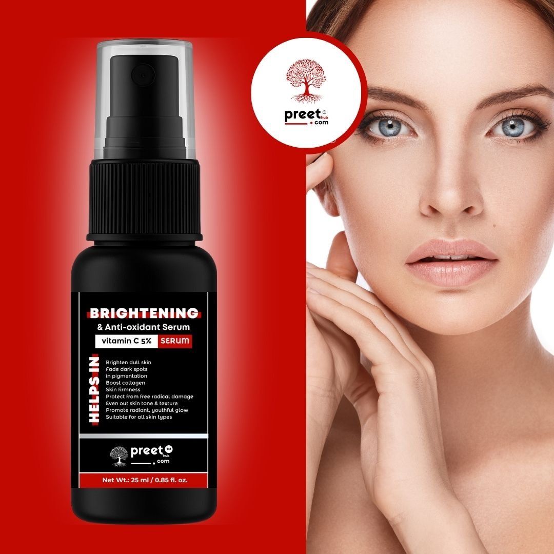 Vitamin C Serum for Dark Spots & Pigmentation Removal (20) Preethub Everyday Glow Vitamin C Face Serum (25 ml)