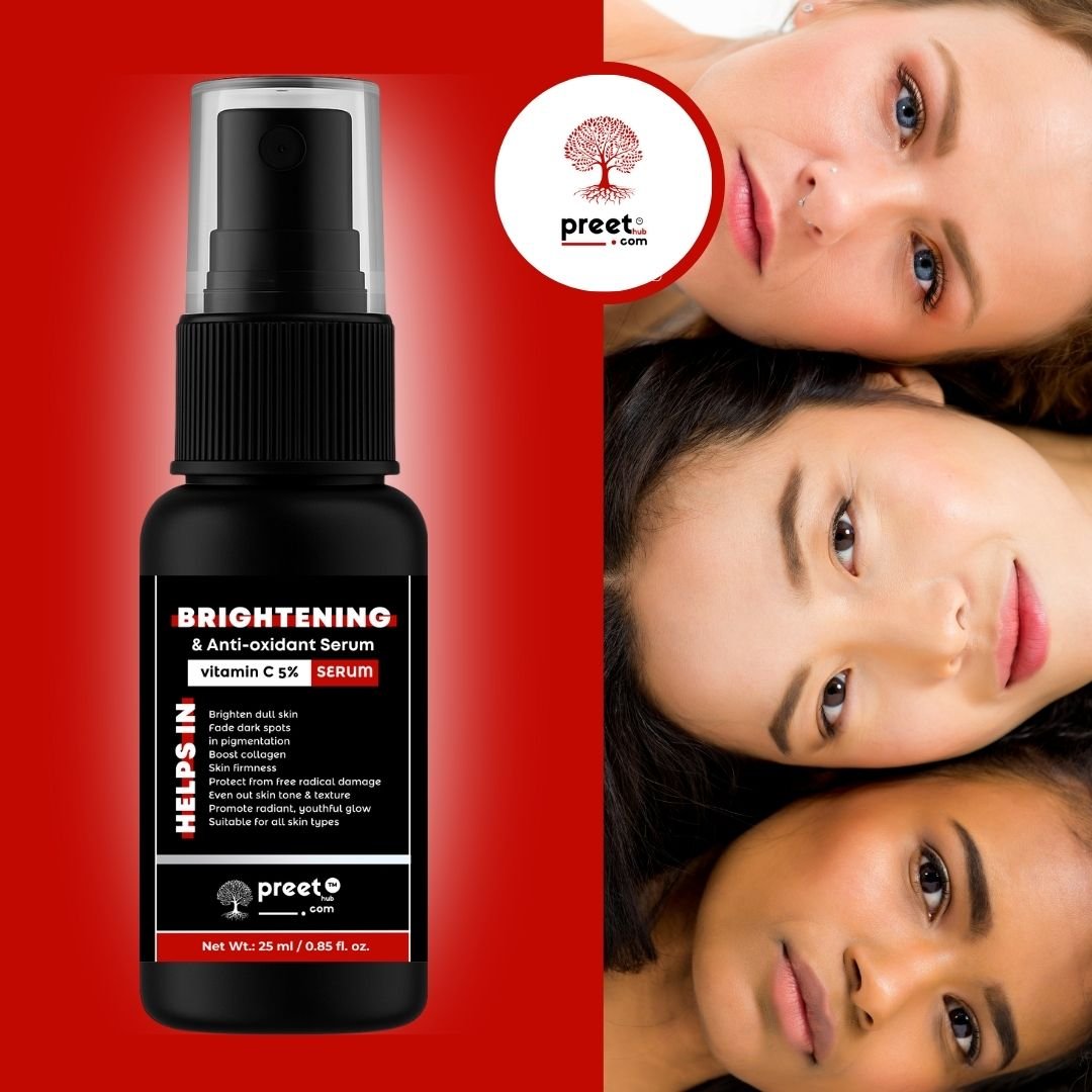 Vitamin C Serum for Dark Spots & Pigmentation Removal (29) Preethub Natural Glow Vitamin C Face Serum