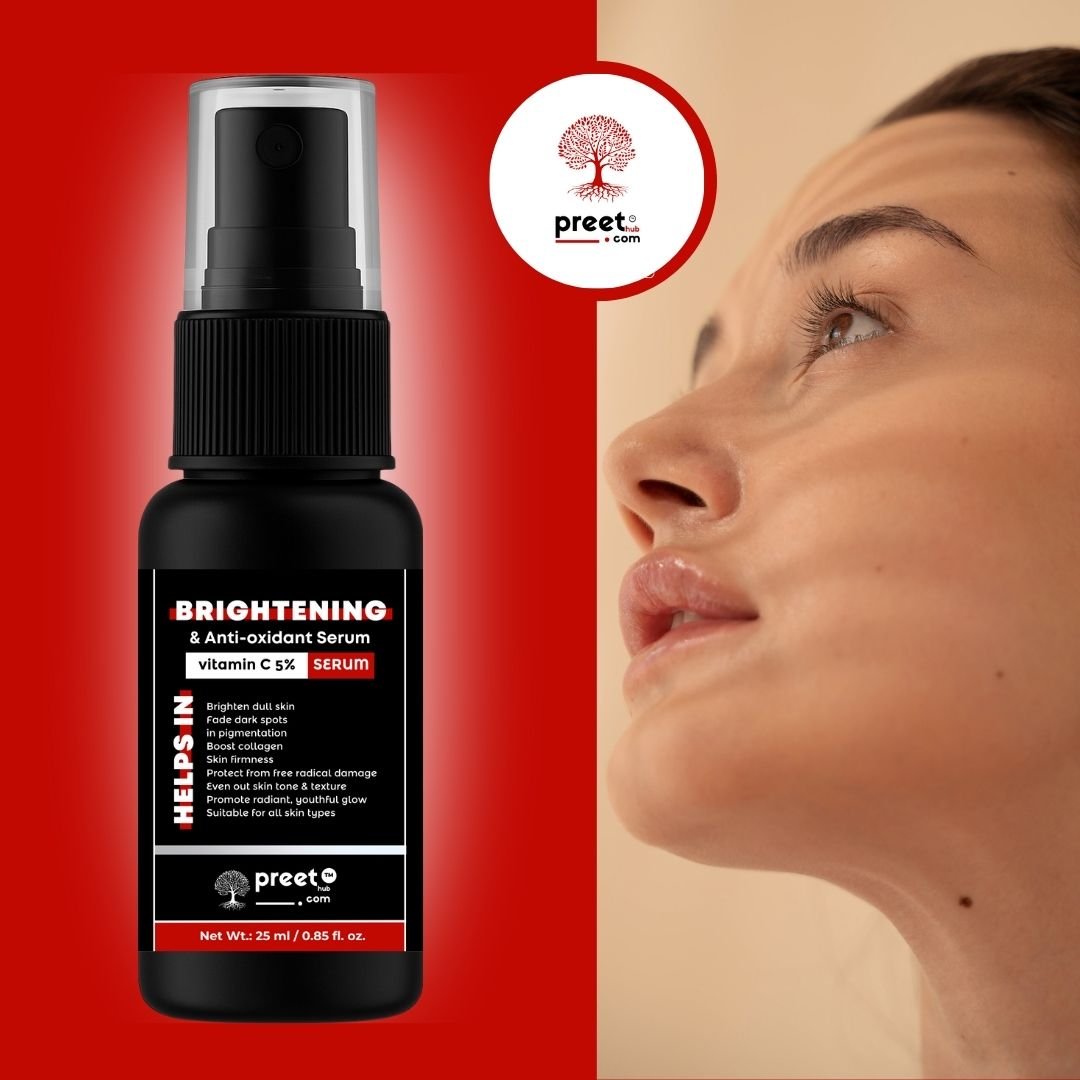 Vitamin C Serum for Dark Spots & Pigmentation Removal (42) Preethub Vegan & Cruelty-Free Vitamin C Serum