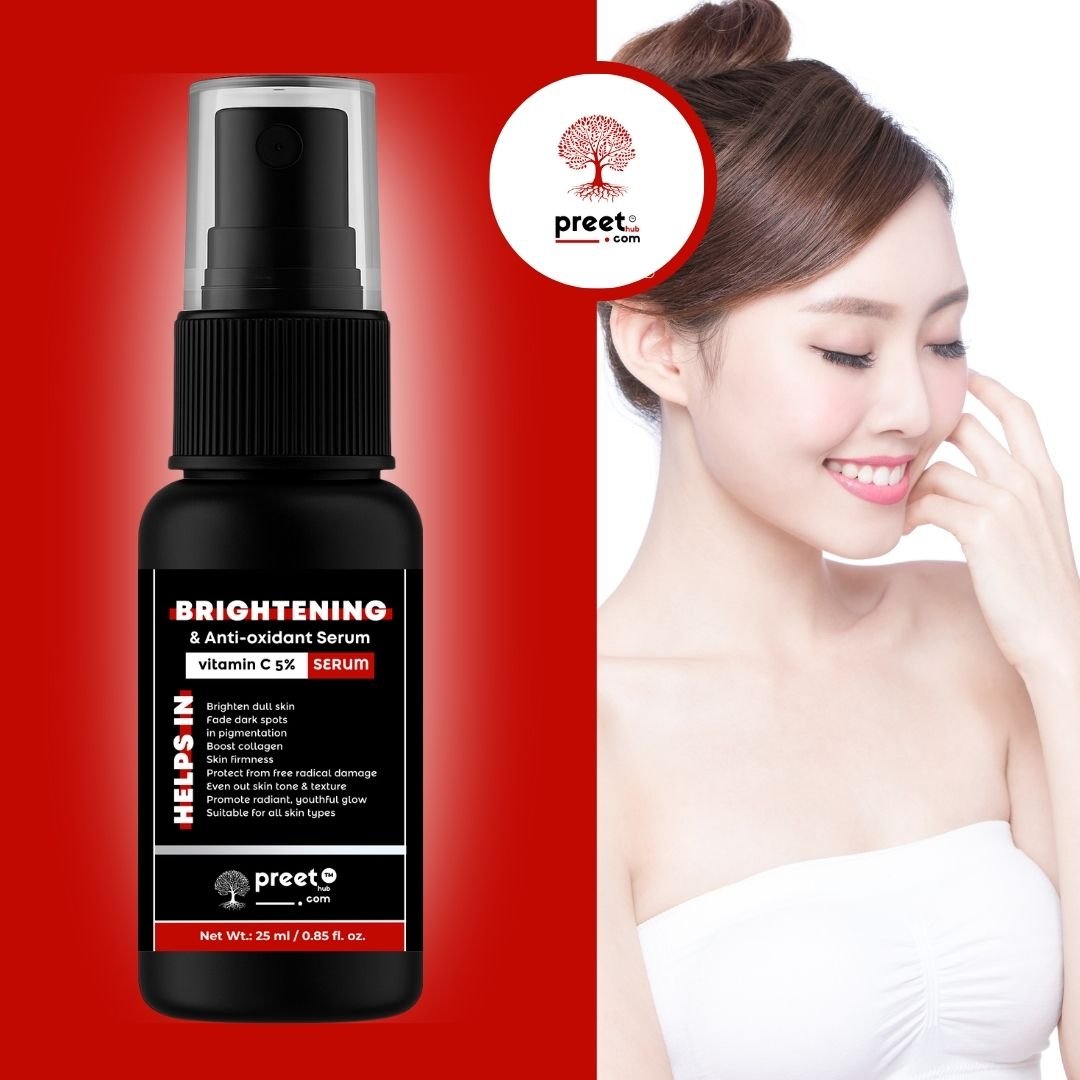 Vitamin C Serum for Dark Spots & Pigmentation Removal (43) Preethub Safe & Gentle Vitamin C Face Serum