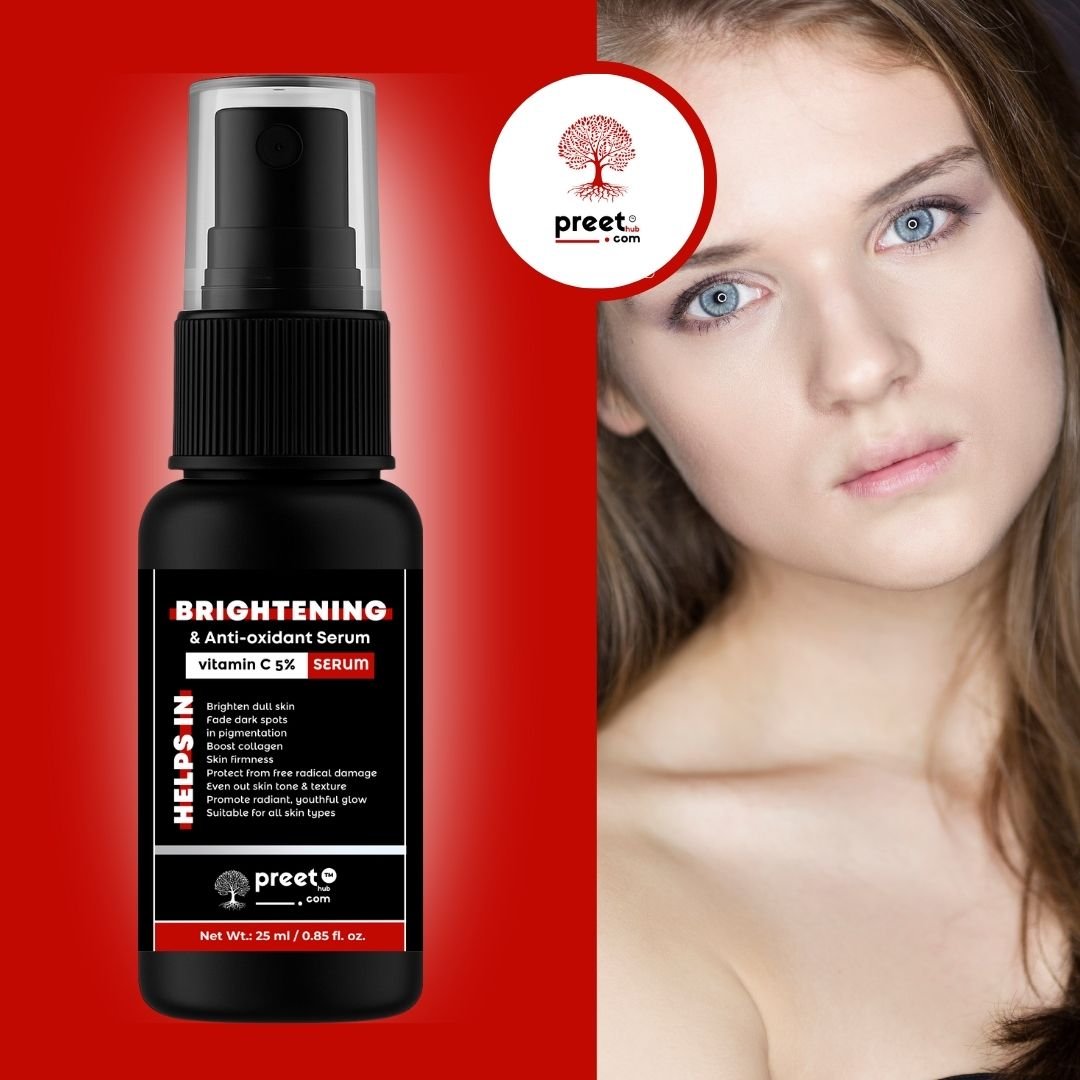 Vitamin C Serum for Dark Spots & Pigmentation Removal (47) Preethub Vitamin C 5% Glow Repair Face Serum