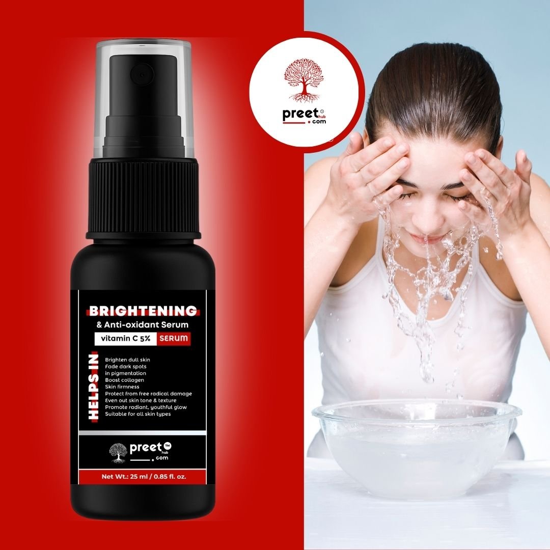 Vitamin C Serum for Dark Spots & Pigmentation Removal (49) Preethub Advanced Glow Therapy Vitamin C Face Serum
