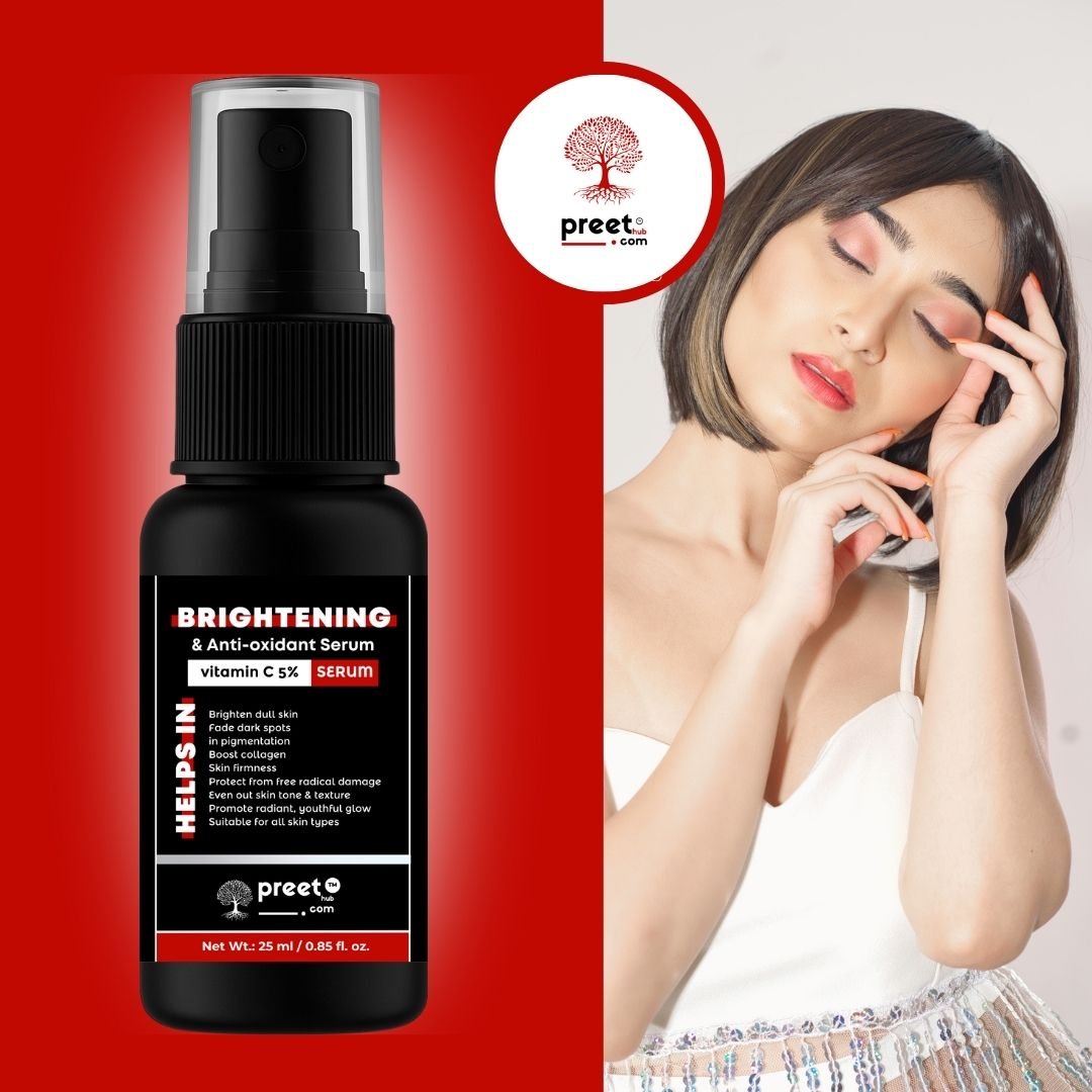 Vitamin C Serum for Dark Spots & Pigmentation Removal (5) Preethub Glow Boost Vitamin C Face Serum